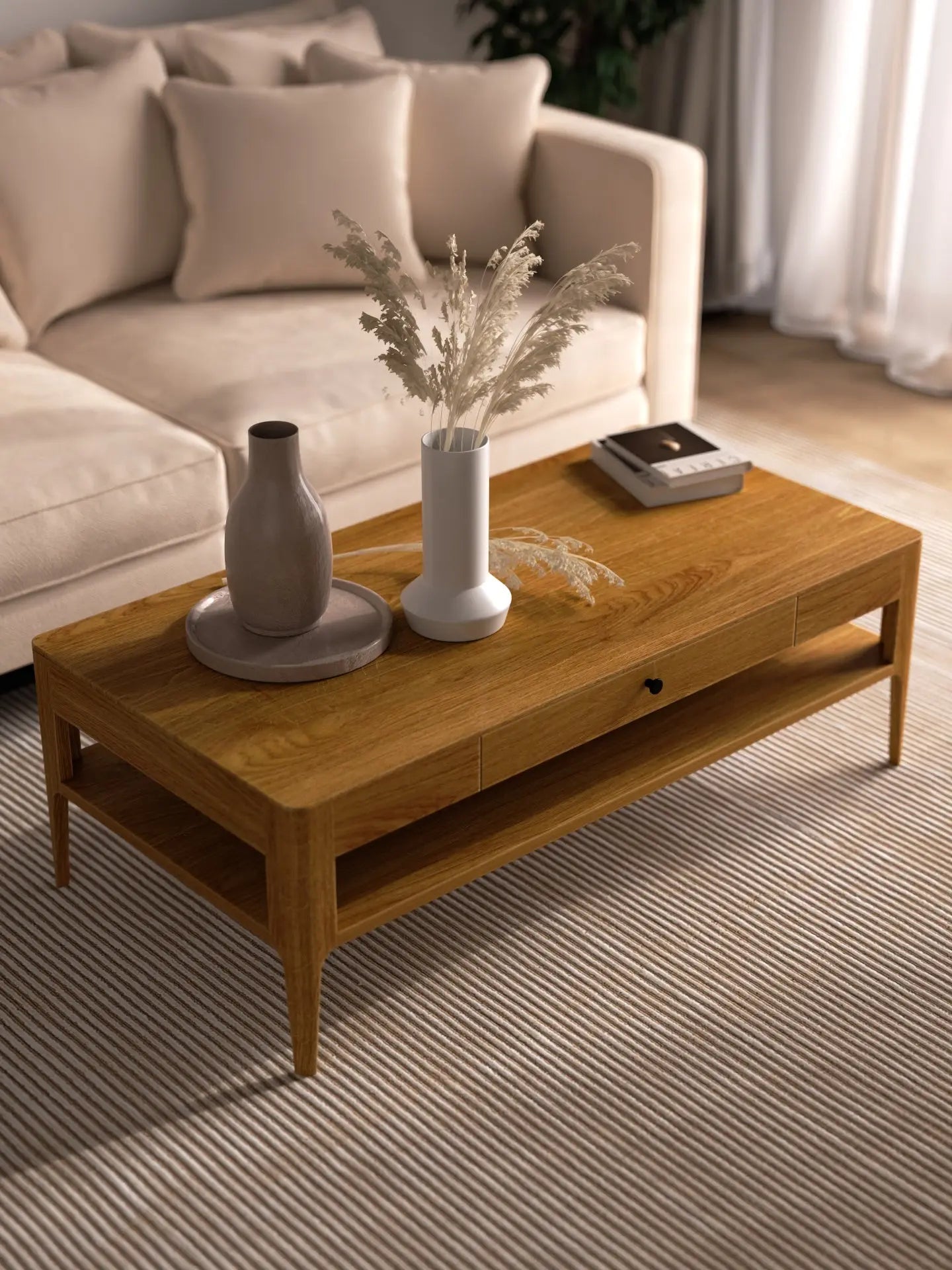 Veneto Italia Tables Müritz Coffee Table with Drawer