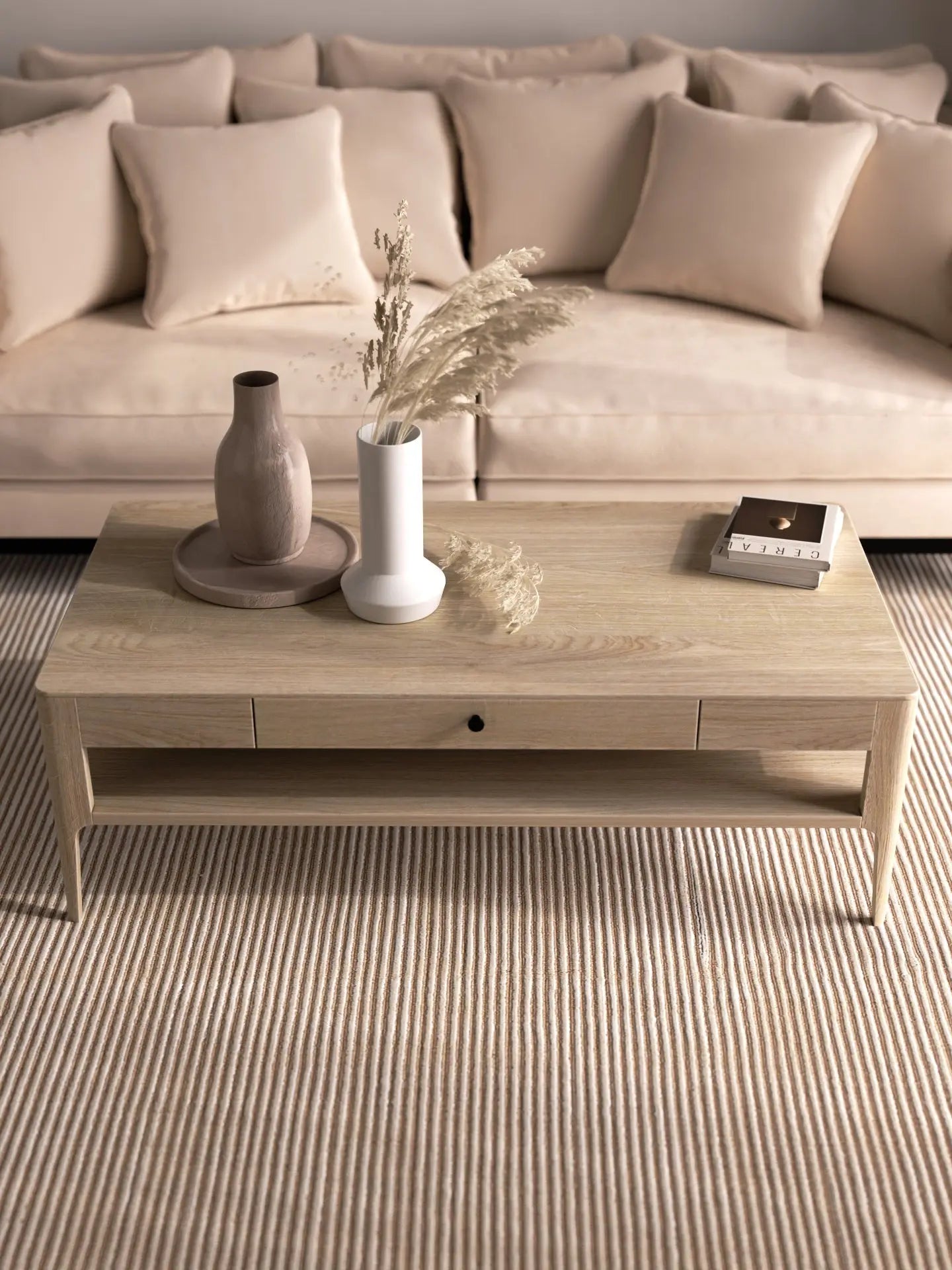 Veneto Italia Tables Müritz Coffee Table with Drawer