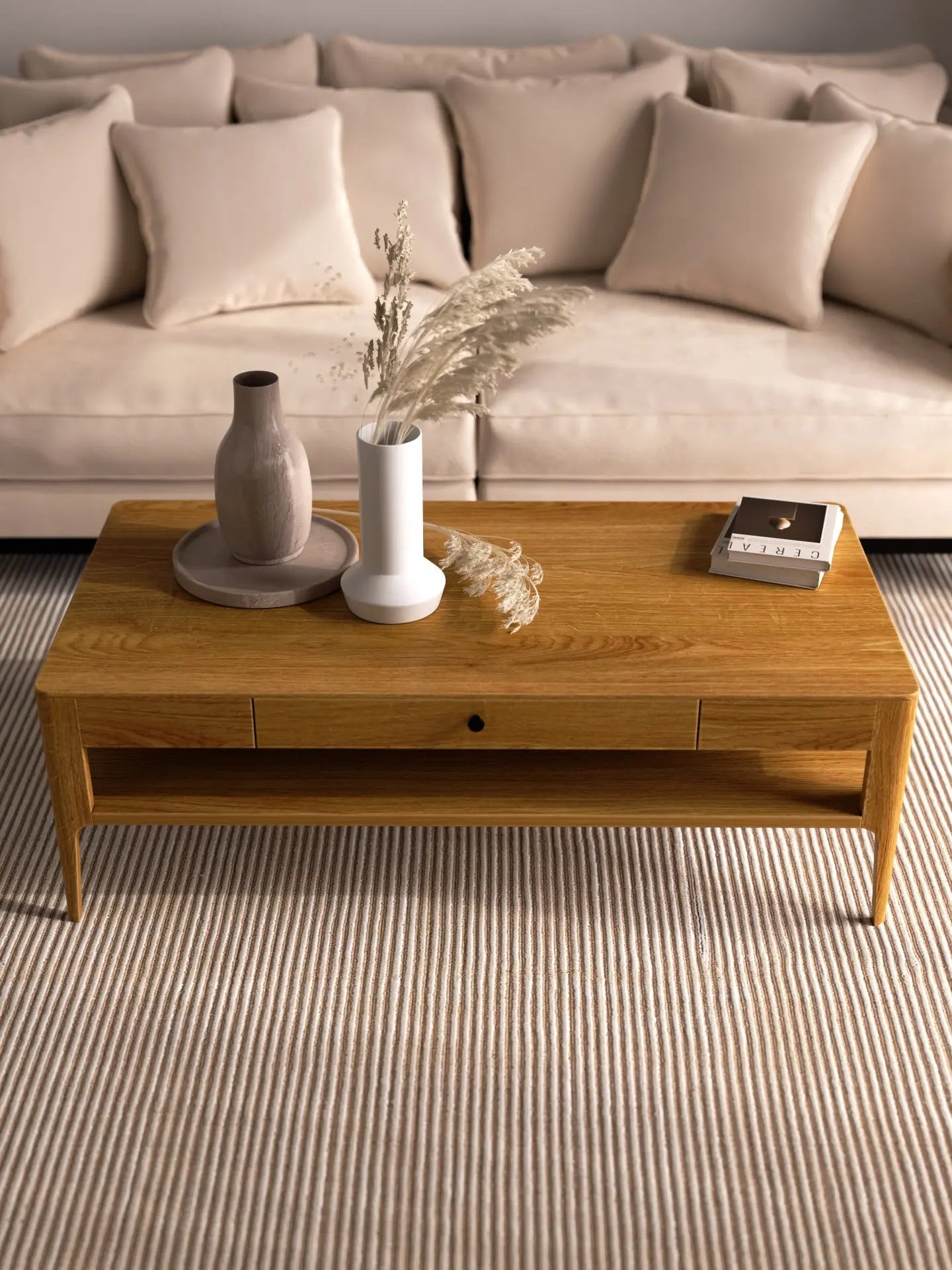 Veneto Italia Tables Müritz Coffee Table with Drawer