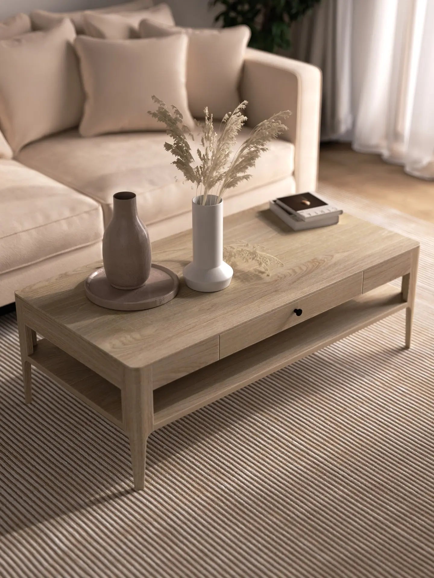 Veneto Italia Tables Müritz Coffee Table with Drawer