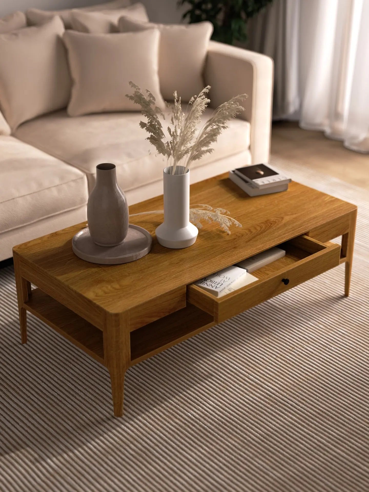 Veneto Italia Tables Müritz Coffee Table with Drawer
