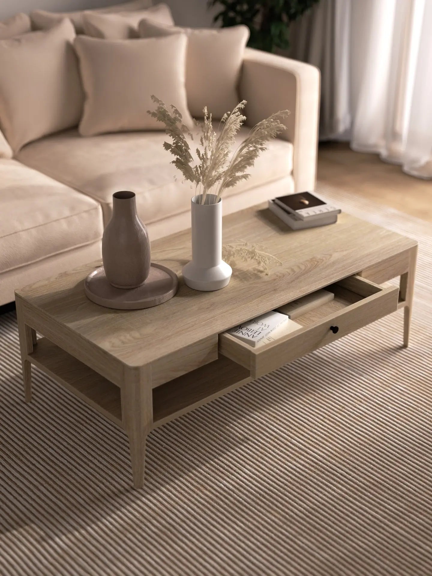 Veneto Italia Tables Müritz Coffee Table with Drawer