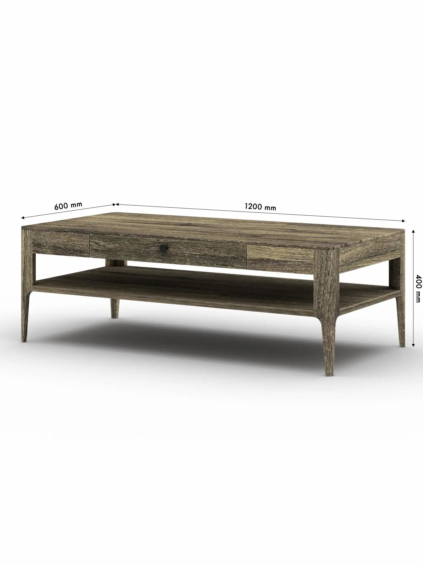Veneto Italia Tables Müritz Coffee Table with Drawer