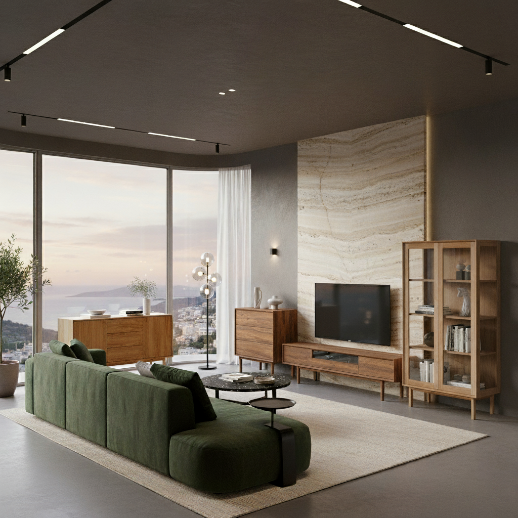 Kodama Sideboard mit 3 Schubladen