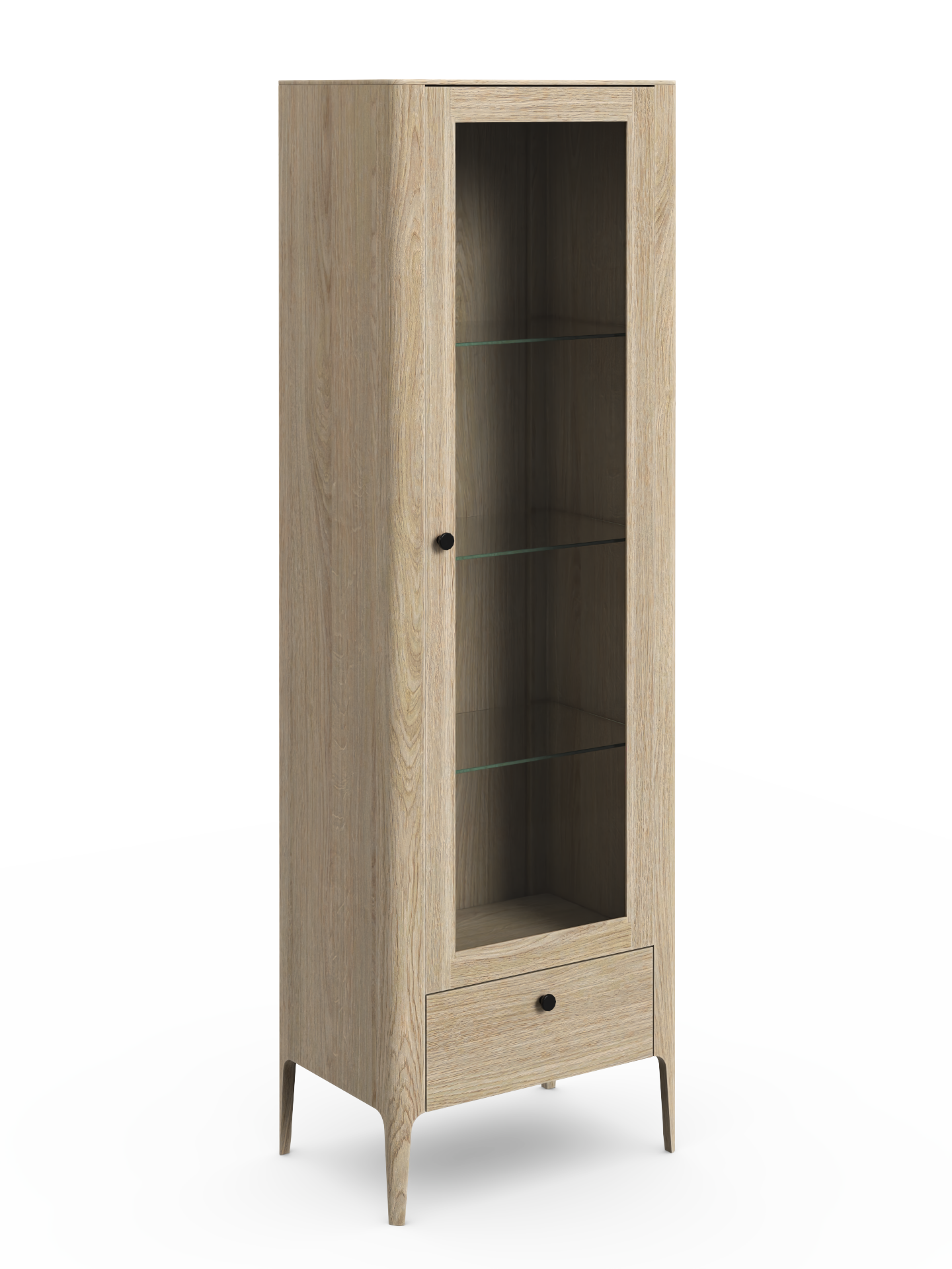 Müritz Glasschrank mit einer Tür