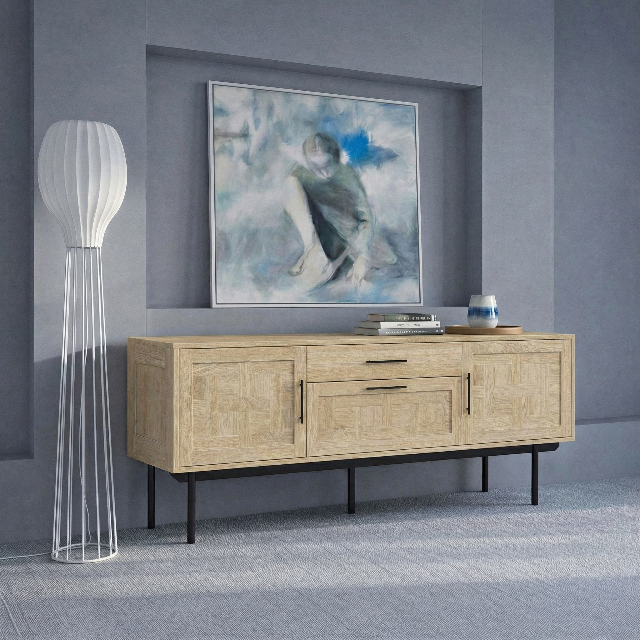 Biwa Sideboard mit 2 Türen und 2 Schubladen